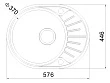 Мойка кухонная Oulin OL-R101 - превью 2