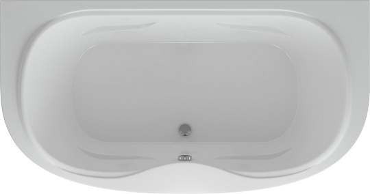 Акриловая ванна Aquatek Мелисса 180x95 с каркасом, с фронтальным экраном