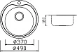 Мойка кухонная Seaman Eco Wien SWT-490-CP.A - превью 1