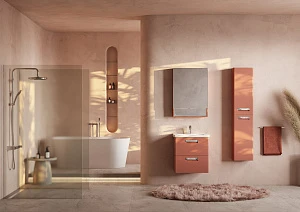 Мебель для ванной Roca The Gap Original 60 подвесная, 2 ящика, терракот