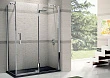 Душевая дверь в нишу Novellini Louvre 2P+F LOUVR2PF120D-1K - превью 2