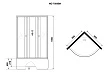 Душевая кабина Niagara Eco E90/40/ТN/BK 90x90x200 - превью 2