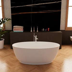 Акриловая ванна Frank F6016 White 160х80 см