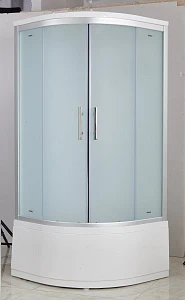 Душевой уголок Imwei YG-9001FS 90х90 с поддоном, стекло матовое, профиль хром