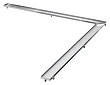 Решетка TECE TECEdrainline Plate 6 110 70 100х100 см под плитку угловая - превью 1