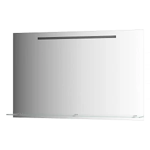 Зеркало EVOFORM LEDLINE-S BY 2159 с полочкой и светильником 120x75 см