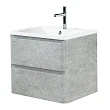 Тумба с раковиной BelBagno Albano 70 подвесная, Cemento Verona Grigio - превью 2
