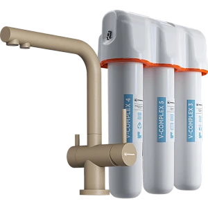 Смеситель для кухонной мойки Omoikiri Nagano CA 4217.8028 карамель, с фильтром Pure Drop Lite