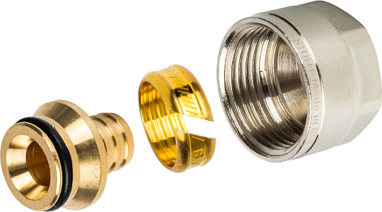 Резьбозажимное соединение Stout SFC-0020-001620 компрессионное, для труб PEX 16х2,0х3/4