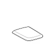 Крышка-сиденье Geberit iCon Square 571910000 с металлическими петлями - превью 1