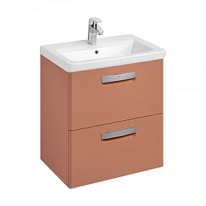 Тумба для комплекта Roca The Gap Original 60 подвесная, 2 ящика, терракот