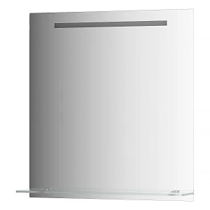 Зеркало EVOFORM LEDLINE-S BY 2155 с полочкой и светильником 70x75 см