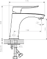 Смеситель Agger Nice A2502100 для раковины - превью 1