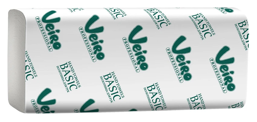 Бумажные полотенца Veiro Professional Basic KV104 (Блок: 15 уп. по 250 шт.)