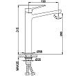 Смеситель для раковины Frap H61 F1061-2 - превью 1