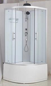 Душевая кабина Imwei XS-90CS 90х90 профиль хром, стекло прозрачное