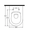 Крышка-сиденье Isvea Infinity/VEA Rondo 40KF0521I-S c микролифтом, черный матовый - превью 2