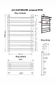 Водяной полотенцесушитель Indigo Just Shelf 80х50 см, полированный LJSHW80-50 - превью 2