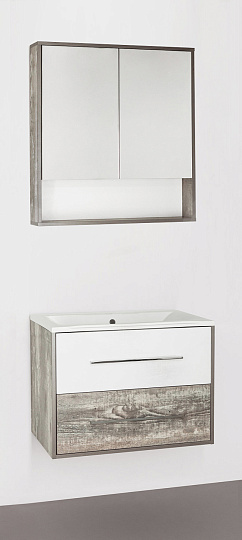 Мебель для ванной Style Line Экзотик 75 Plus подвесная, белая, экзотик
