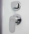Душевая кабина Esbano Elegancia ESW-108CKR 100х80х215 стекло прозрачное, профиль белый - превью 1