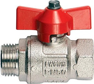 Шаровый кран Itap 093 Ideal 1/2&quot; муфта/резьба полнопроходной, бабочка