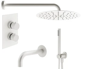 Душевой комплект Plumberia Selection Ixo KITXOT19QBO260 белый матовый