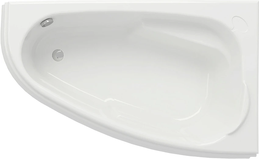 Акриловая ванна Cersanit Joanna 140x90 R, ультра белый, без ножек