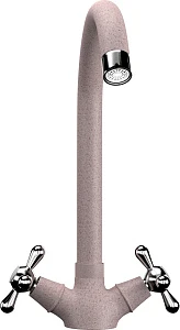 Смеситель для кухонной мойки Ulgran U-012-315 розовый