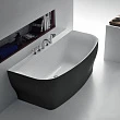 Акриловая ванна BelBagno BB74-NERO-W0 78х165 см, черная - превью 1