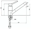 Смеситель для кухонной мойки Reginox Goya K700K Alaska - превью 2