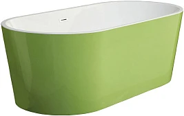Акриловая ванна Swedbe Vita 8800G отдельностоящая, зеленая