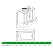 Душевой бокс Mirwell MR35 MR3515TP-C3 148х80х215 - превью 1
