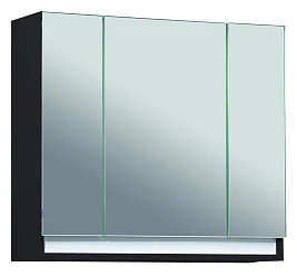 Зеркало-шкаф Valente Massima 700 черный глянец