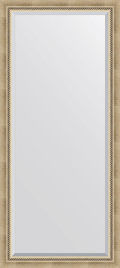 Зеркало Evoform Exclusive BY 1202 73x163 см состаренное серебро с плетением
