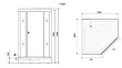 Душевая кабина Niagara Luxe NG-7702DW 100x100x210 - превью 1