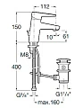 Смеситель Roca Esmai 5A3031C00 для раковины - превью 1