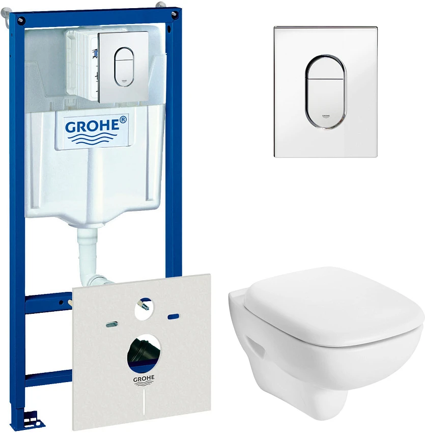 Комплект инсталляция Grohe Rapid SL 38929000 4 в 1 + унитаз IFO Sjoss Rimfree RP313200600