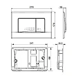 Кнопка смыва Roca Active 32B 78901130B1 хром глянцевый - превью 1