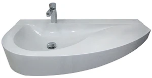 Мебельная раковина Valente Eletto белая gelcoat