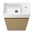 Мебель для ванной Wellsee WC Area 40 подвесная, бежевый матовый - превью 2