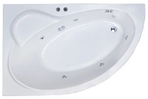 Акриловая ванна Royal Bath ALPINE STANDART 150x100x58 L с гидромассажем