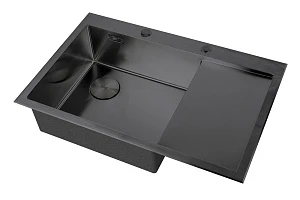 Мойка кухонная ZorG Lux 7851-L grafit