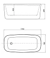 Акриловая ванна Allen Brau Infinity 3 170x78 см (2.21003.20) - превью 1