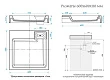 Раковина над стиральной машиной SuperSan Блед 60х60 см - превью 2