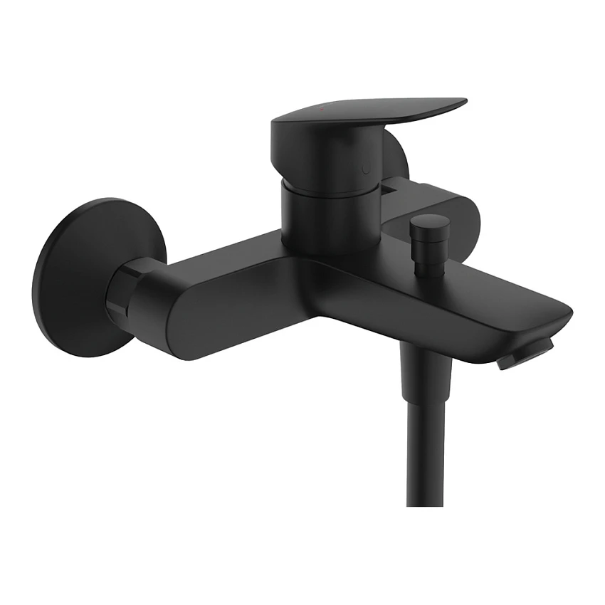 Смеситель для ванны с душем Hansgrohe Logis 71400670 черный матовый