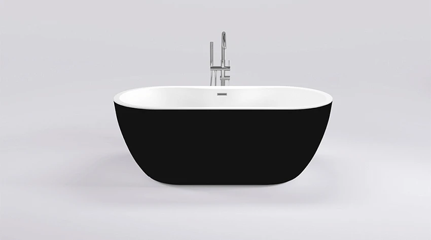 Акриловая ванна Black&White Swan SB111 Black черная