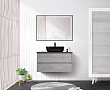 Мебель для ванной Belbagno Kraft 80 подвесная, со столешницей, 2 ящика, Cemento Grigio