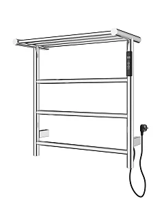 Электрический полотенцесушитель Wonzon & Woghand WW-AL402-CR хром