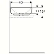 Раковина Geberit VariForm 500.779.01.2 - превью 2
