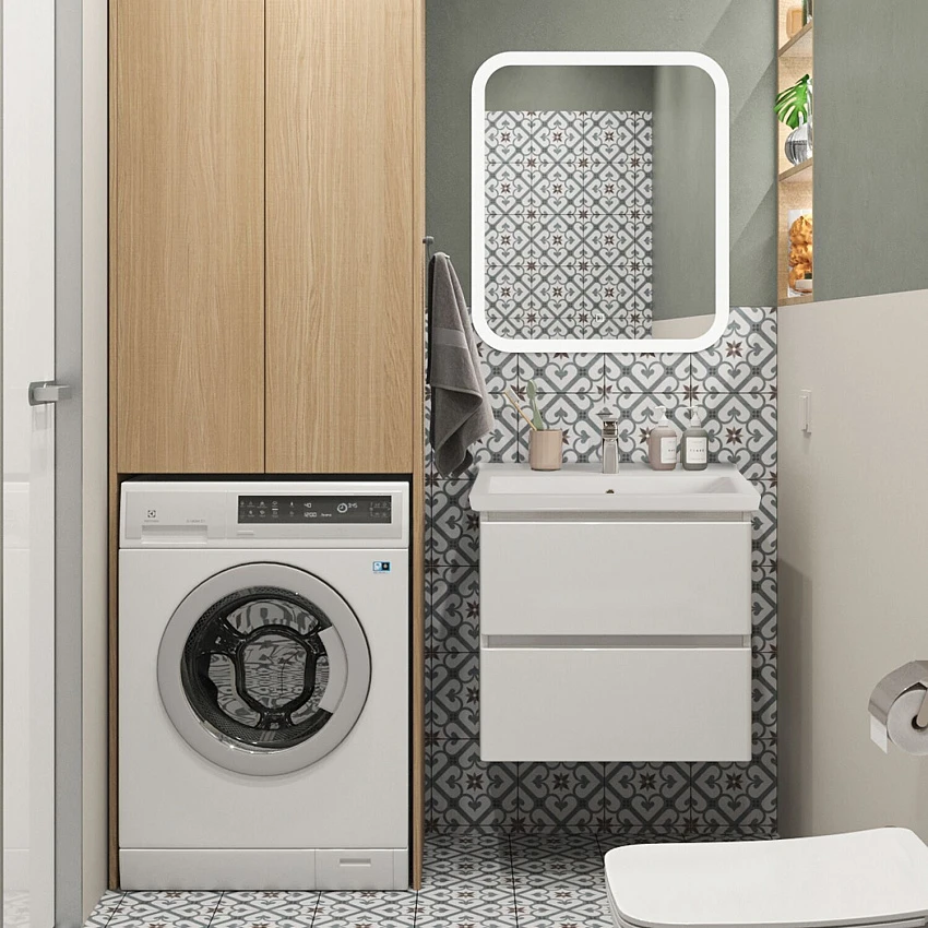 Мебель для ванной SanStar Riana 60 подвесная (раковина Миранда 60)